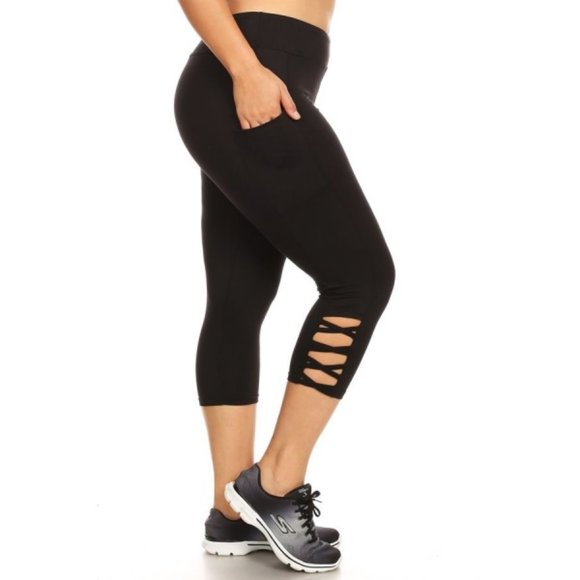 Pants - 1x-3x New plus size capri Leggings